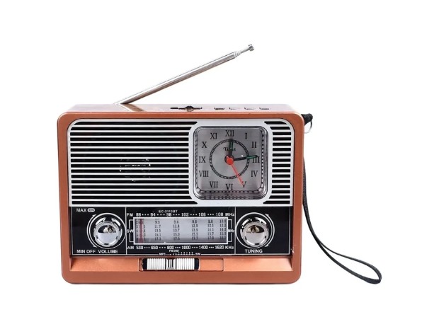 &uu RADIO AM/FM VINTAGE KTF-1647 LINTERNA / AM - FM / AUX